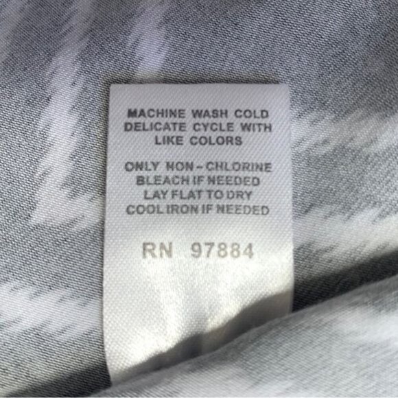 NWT TART Collections Cardigan Sz.M Open Front Black White Chevron Lightweight - Picture 10 of 14